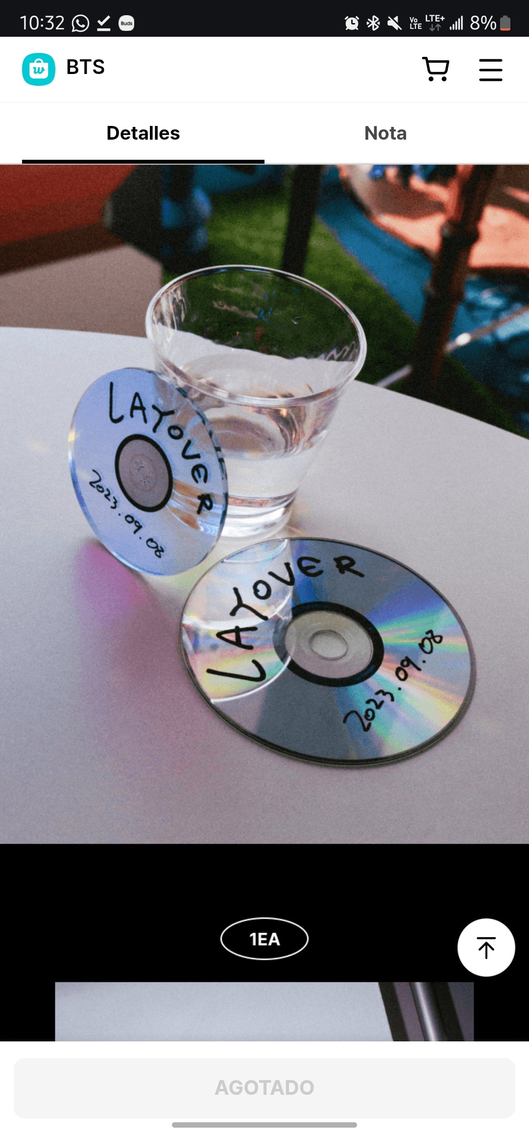 V - Layover Merch Oficial "Posavasos"