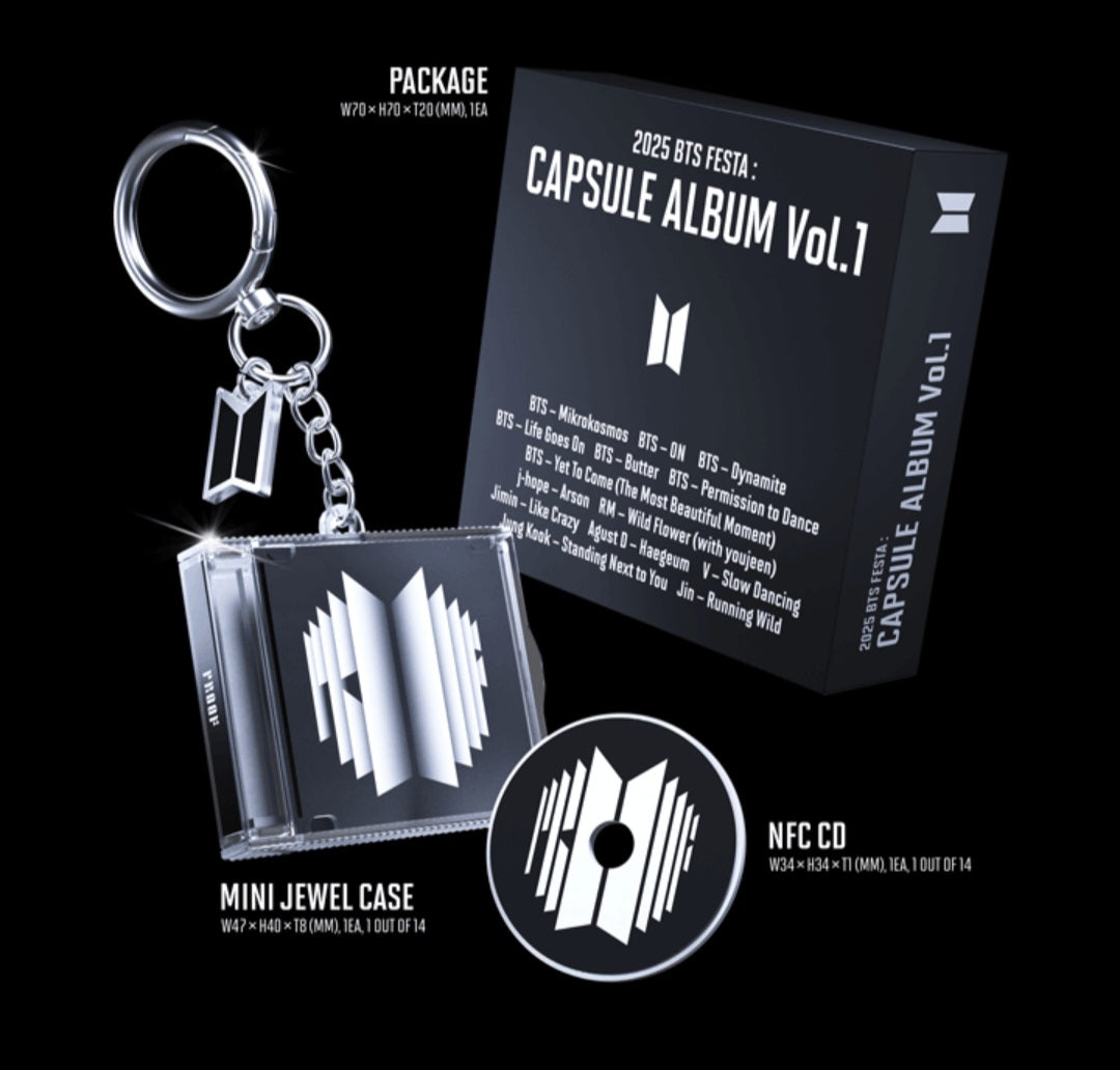 BTS - 2025 FESTA Capsule Album + Beneficio de pre-orden de WSG