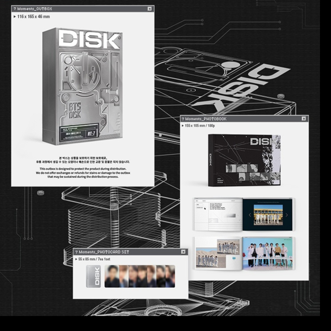 BTS - 7 Moments (Digital Code + Photobook)
