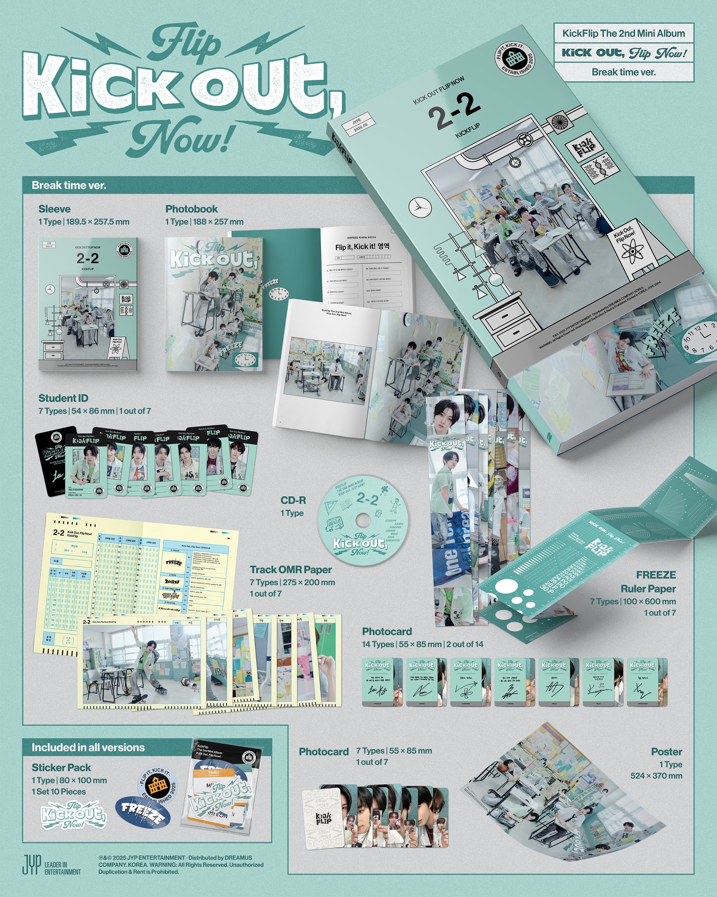(RE-STOCK) Kickflip - Kick Out, Flip Now (Ver. Estandar)