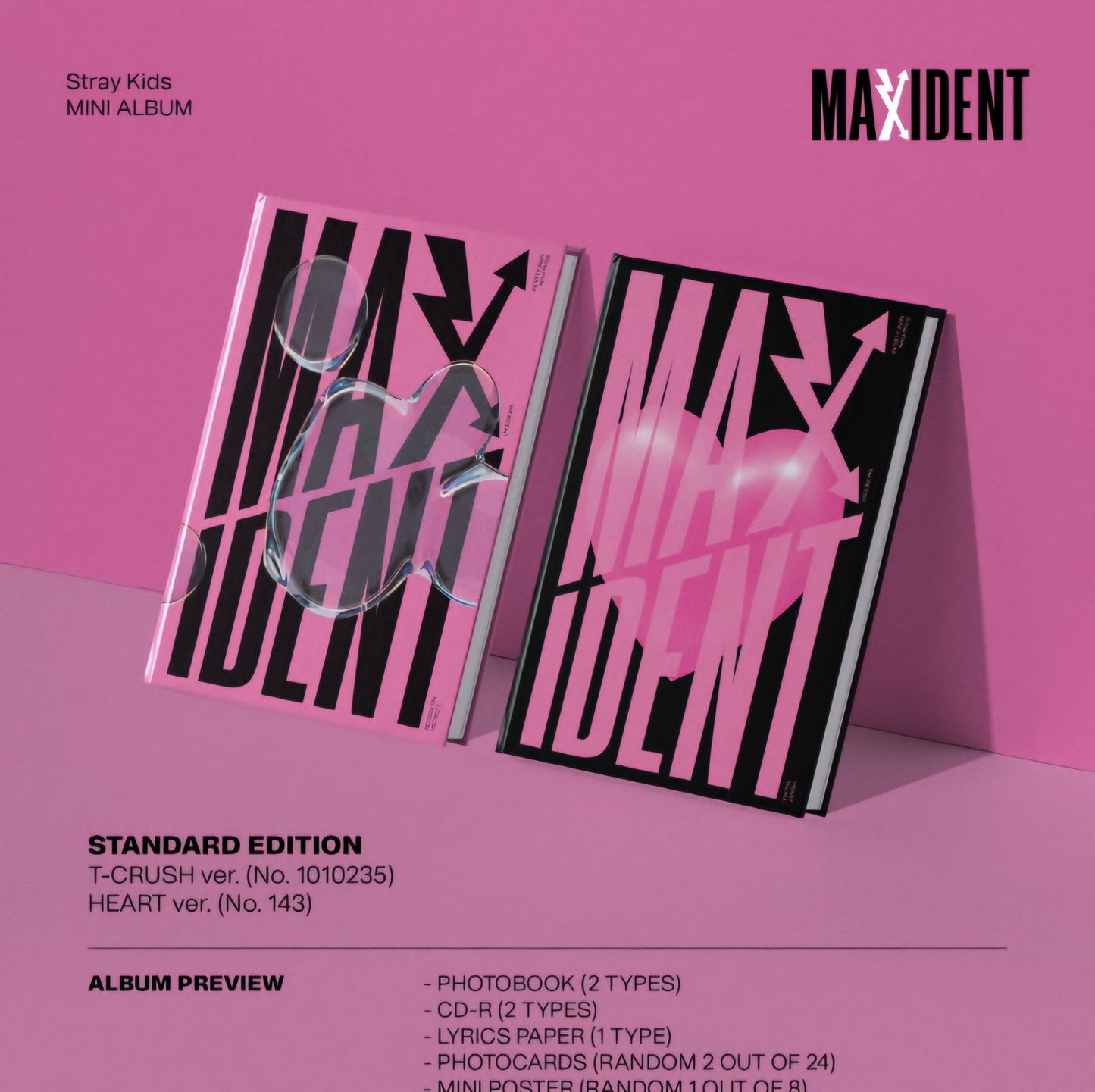 (RE-STOCK) Stray Kids - Maxident (Versión Estandar)