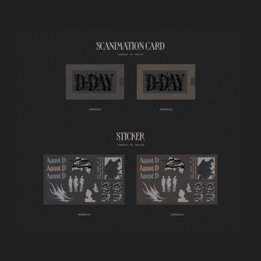 (RE-STOCK) Agust - D-D-Day
