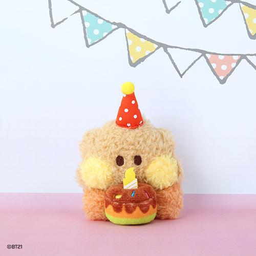 BT21 minini Plush Keyring Happy Time