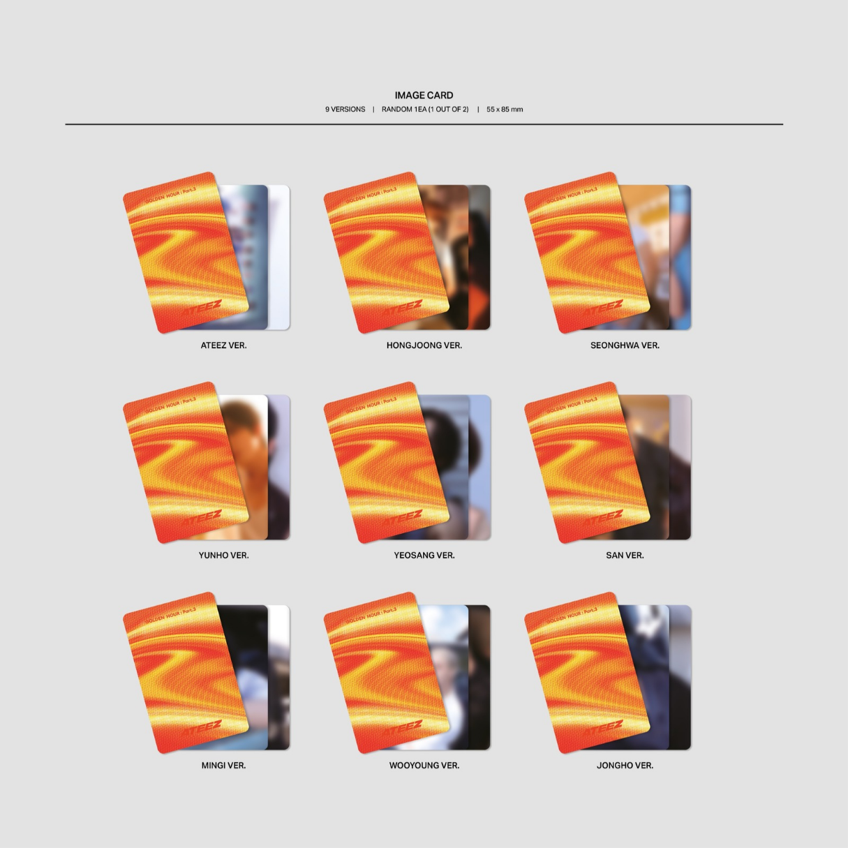 (RE-STOCK) Ateez - GOLDEN HOUR : Part.3 (ver. POCAALBUM)