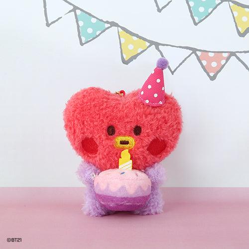 BT21 minini Plush Keyring Happy Time