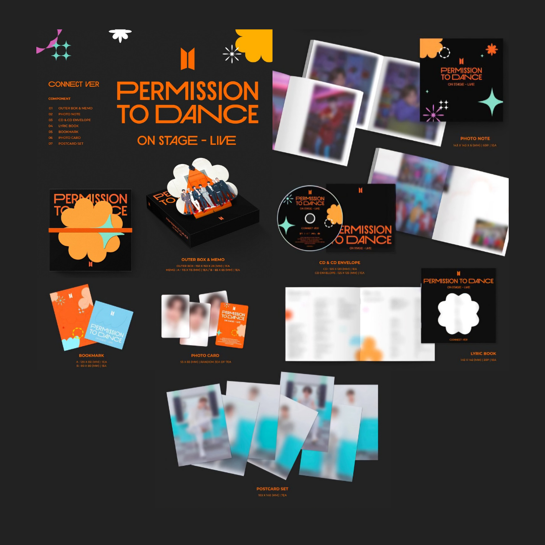 BTS - Permission To Dance On Stage - Live Album + Beneficio de pre-orden de WSG