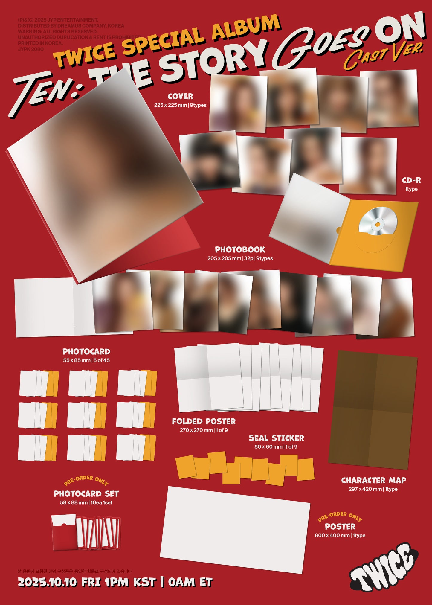(PRE-ORDEN) Twice - Ten: The Story Goes On + Beneficio de pre-orden
