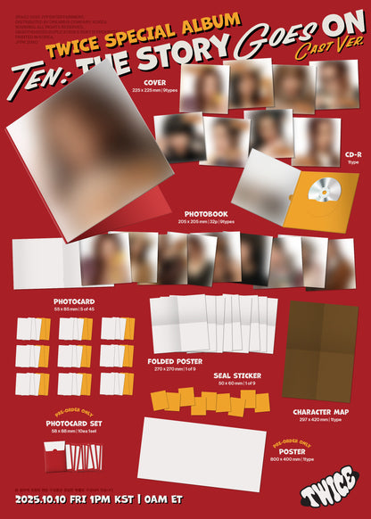 (PRE-ORDEN) Twice - Ten: The Story Goes On + Beneficio de pre-orden