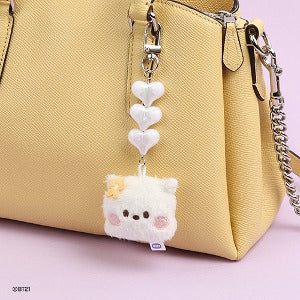 BT21 minini Beads Plush Keyring