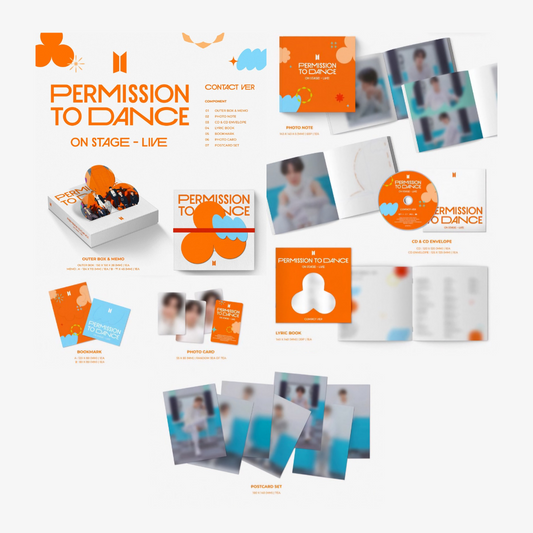 BTS - Permission To Dance On Stage - Live Album + Beneficio de pre-orden de WSG