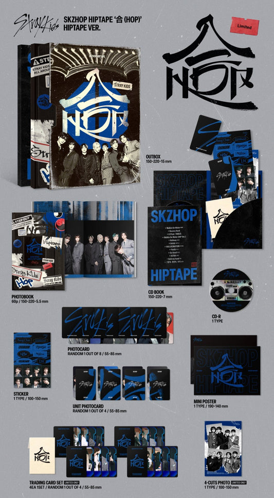 (RE-STOCK) Stray Kids - 合 (HOP) Versión HIPTAPE (Limitada)