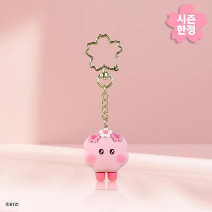BT21 Figure Keyring Cherry Blossom