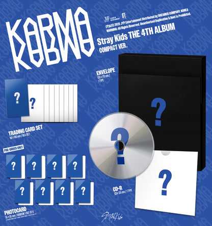 (PRE-ORDEN) Stray Kids - KARMA (ver. Compacta) + Beneficio de pre-orden
