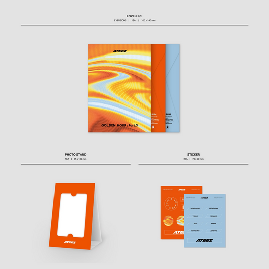 (RE-STOCK) Ateez - GOLDEN HOUR : Part.3 (ver. POCAALBUM)