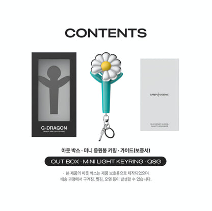 (PRE-ORDEN) G-Dragon - Light Stick Keyring (ver. Menta)