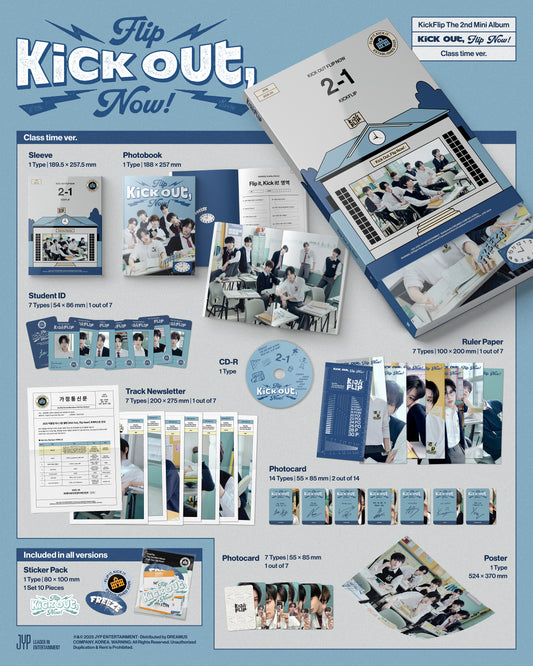 (RE-STOCK) Kickflip - Kick Out, Flip Now (Ver. Estandar)