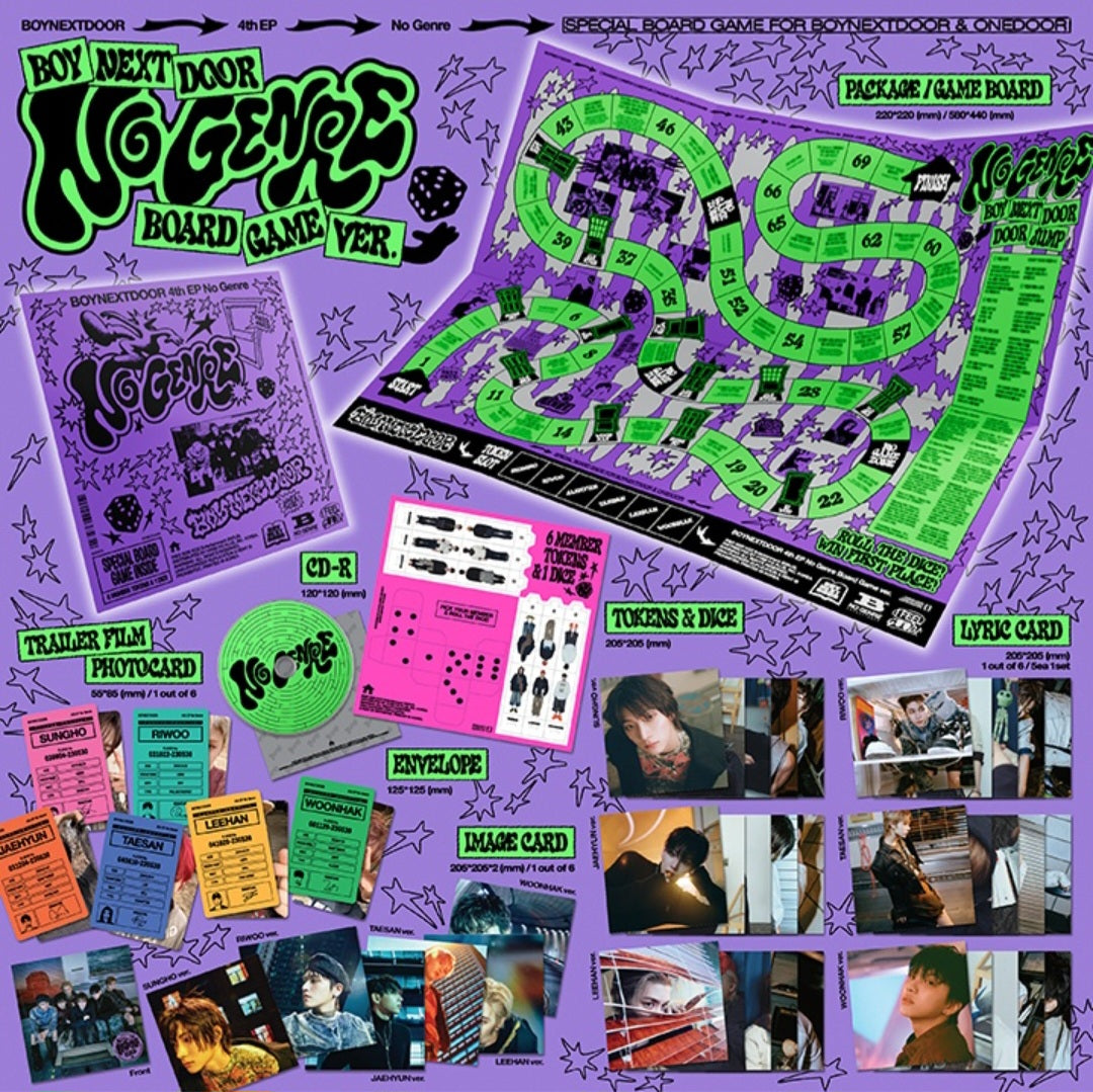 BOYNEXTDOOR - No Genre (Ver. Board Game)