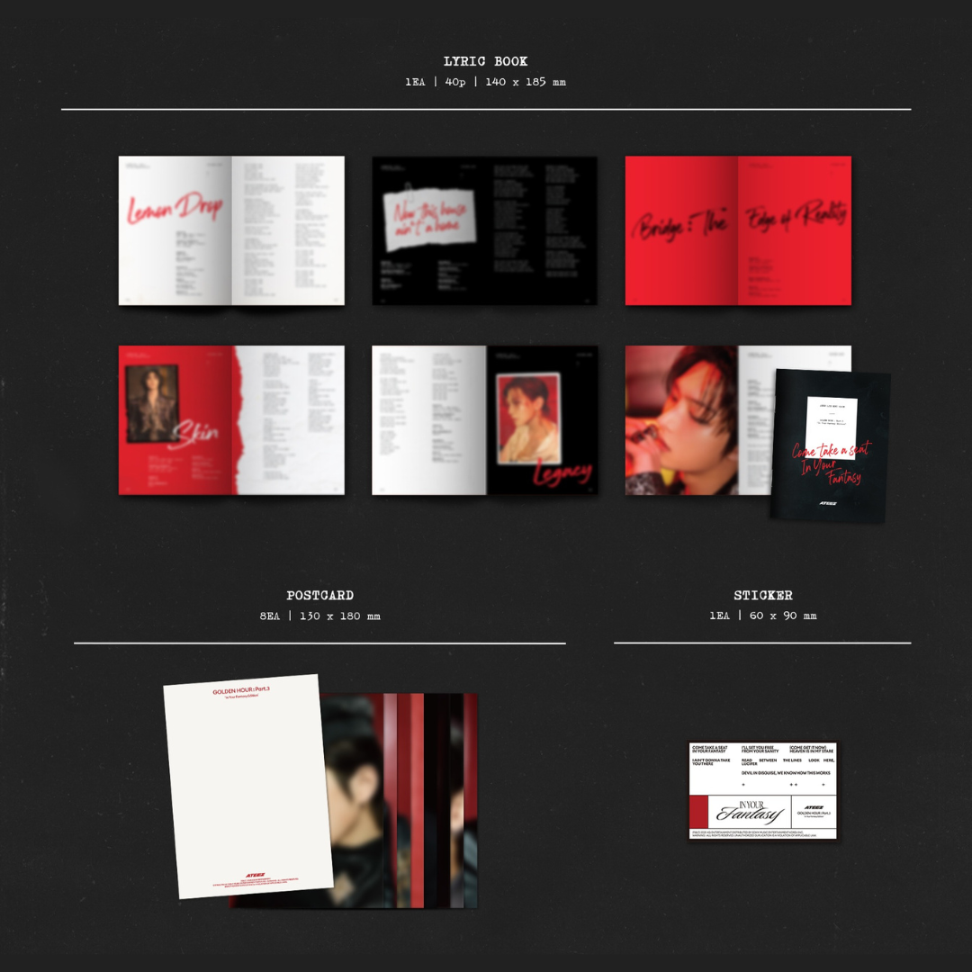 (PRE-ORDEN) Ateez - GOLDEN HOUR : Part.3 ‘In Your Fantasy Edition’ (ver. Limitada)
