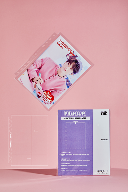 Mandudeco - Pocket sleeves A5 (micas para binder)